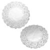 50/100/200pcs Lace Paper Doilies Round Disposable Decorative Paper Placemats Hollow Flower Absorbing Papers for Cakes Desserts