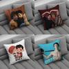 Beliebte TV-Heiz-Rivalität Kissenbezug Quadratisch Doppelseitiger Druck Kurzer Plüsch Sofa-Kissenbezug Schlafzimmer Nachttischkissen
