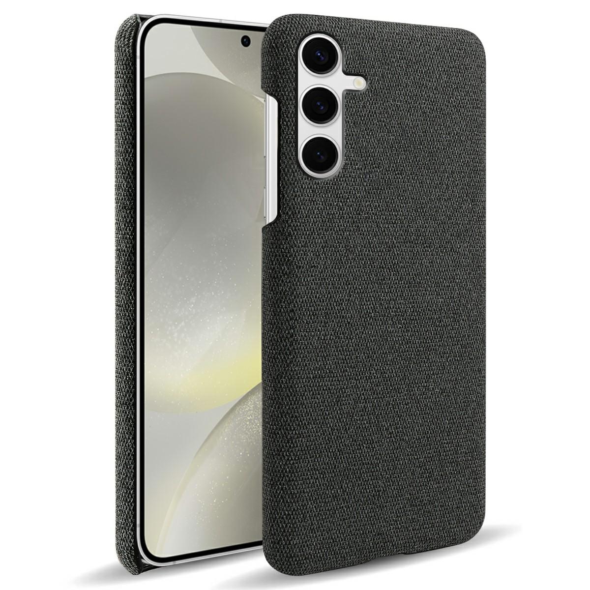 

For Samsung Galaxy S25+ Case Cloth Texture Anti-Scratch Protective PC Phone Cover A