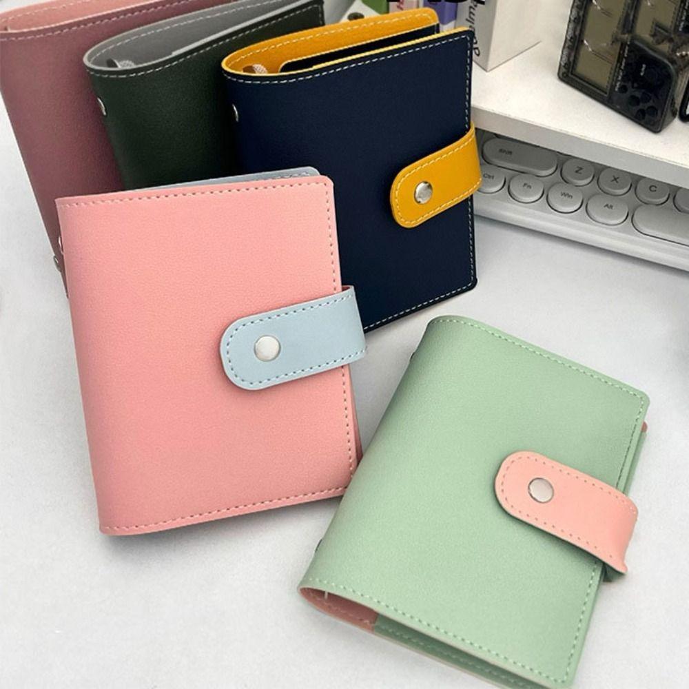 M5 PU Portable Notebook Blank Page DIY Binder Notebook Creative Loose Leaf Notebook  Diary