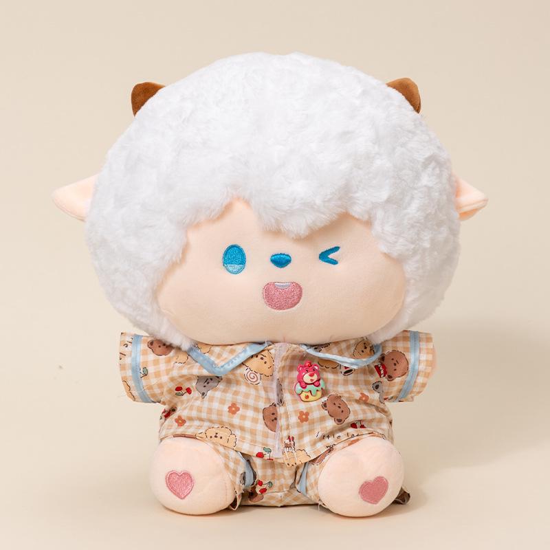 Pleasant Goat & Big Big Wolf Pajama Series Lazy Goat Plush Doll Gift