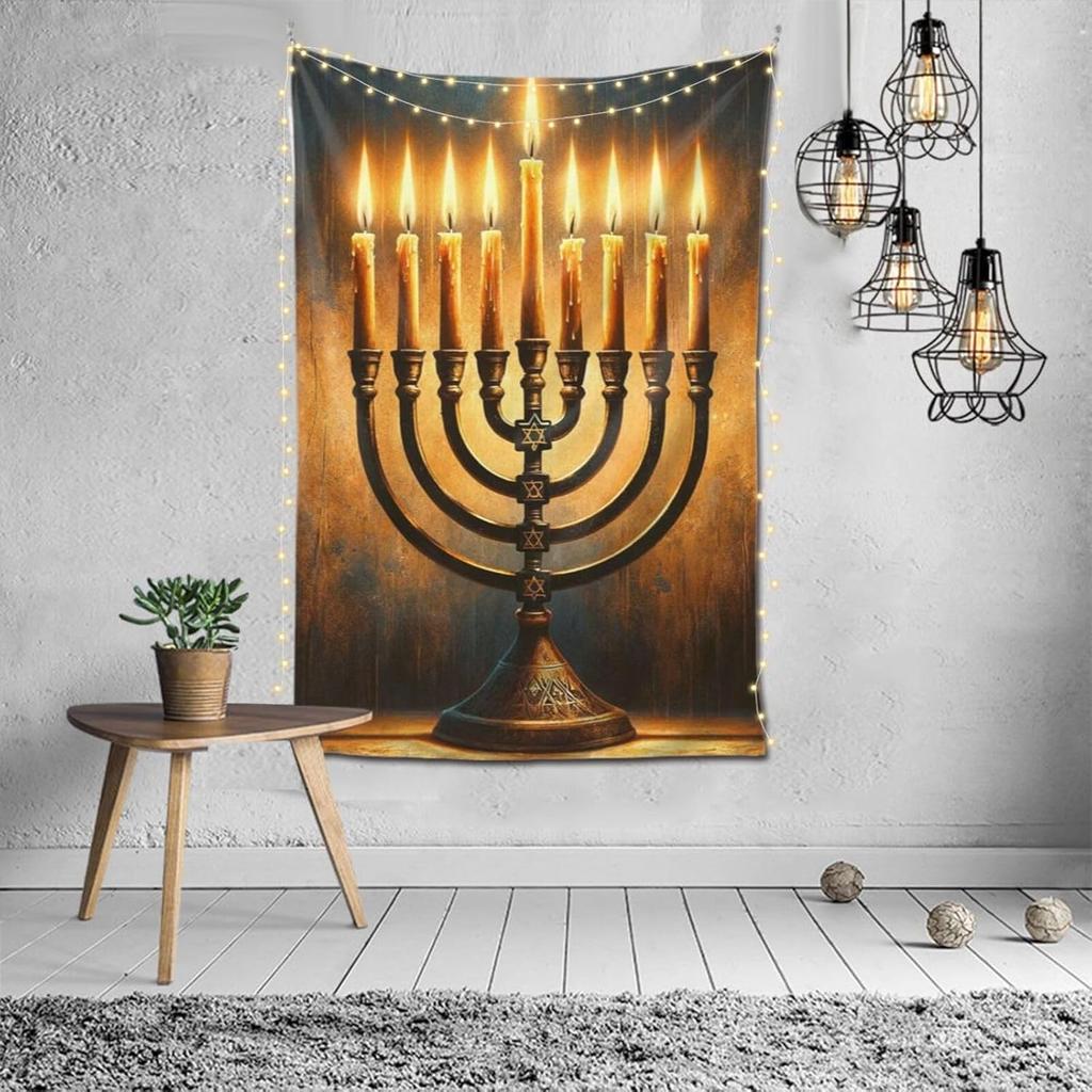 שטיח יהודי חנוכה מבחר לקישוט הבית ולחגיגות דתיות השילוב המושלם של מסורת ומודרניות