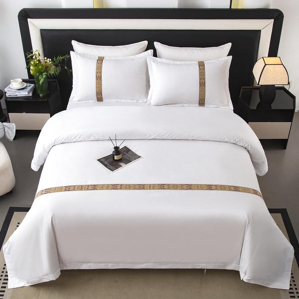 Premium Hotel-Grade Wrinkle & Stain-Resistant 4-Piece Bedding Set