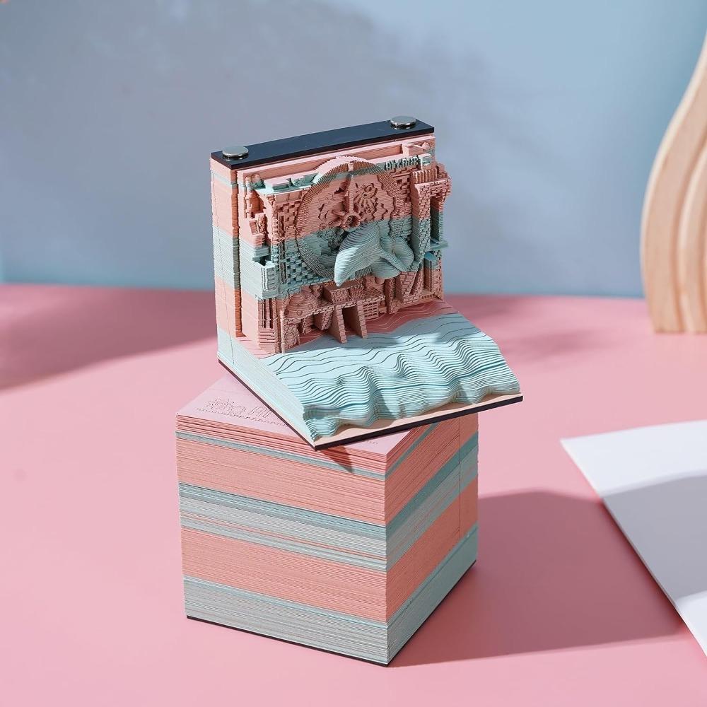 

Квадратные часы, бумага, земля, астронавты, стереоскопический подарок, 3D-блокноты для заметок, дом