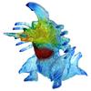Character Content Production Series Gamera Gamera Legion Attack Giant Legion Microwave Shell Launch Form Clear Blue Approximately 135mm PVC Figure