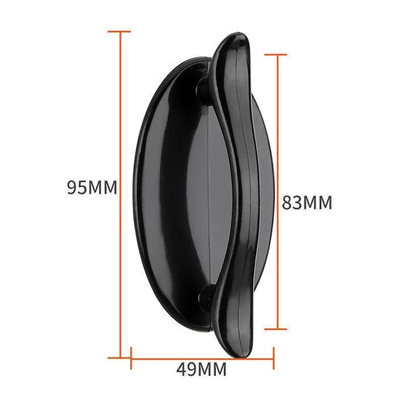 Punch-free Self Adhesive Door Handles Kitchen Cupboard Door Pulls Furniture Drawer Door Knobs Hardware Decor Accessories
