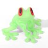 Cartoon 3D Printed Frog Model Movable Joints 3D Printed Frog Toy  Birthday Gift