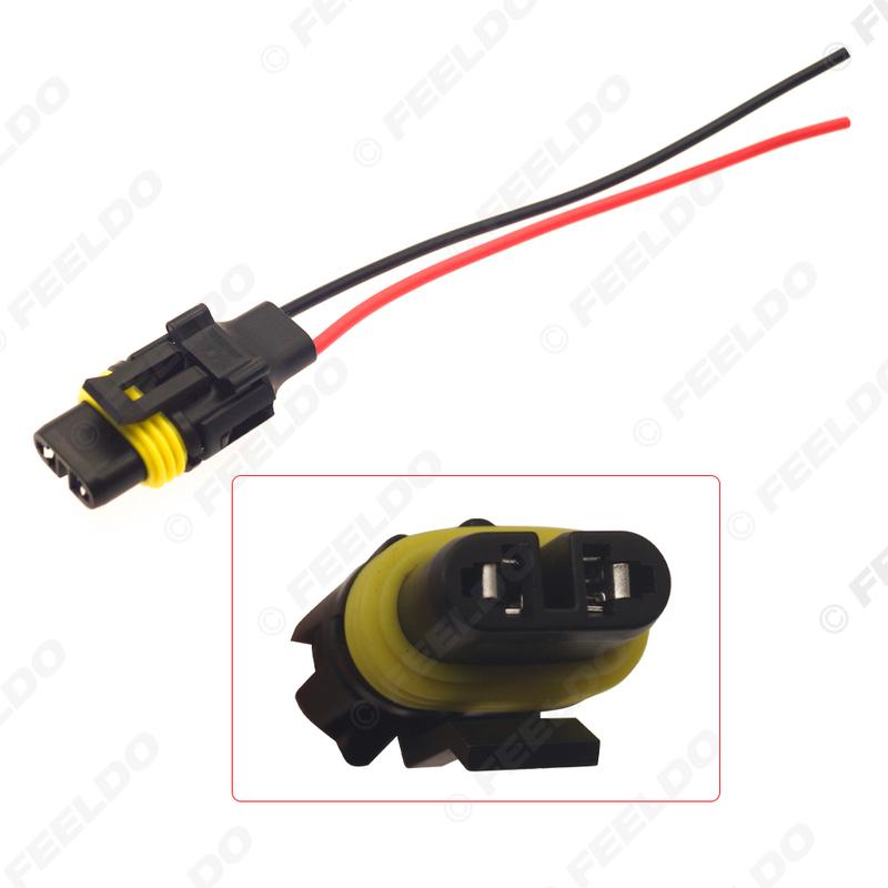 

4Pcs Auto 880 Male Socket Plug Wiring Harness Adapter Car Wire Connector Cable For HID LED Headlight Fog Lights Lamp Bulb