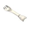 Desert Spoon Multi-function Easy to Grip Anti-slip Mini 304 Stainless Steel Cartoon Cat Shape Ice Cream Salad Coffee Spoon for Home