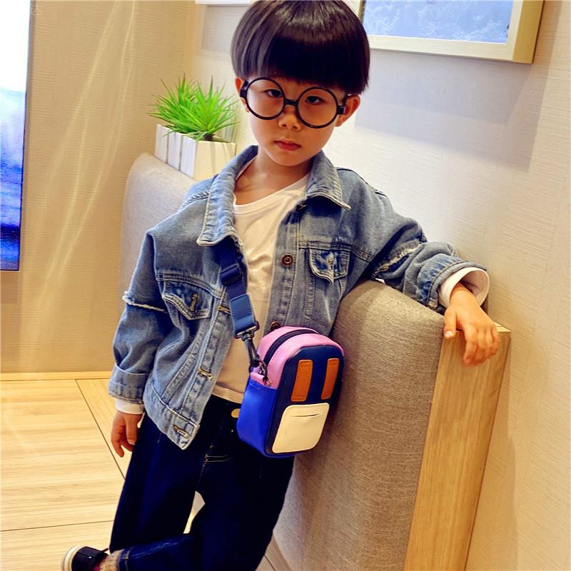 Trendy Fashionable Korean Style Patchwork Children's Crossbody Bag For Kids