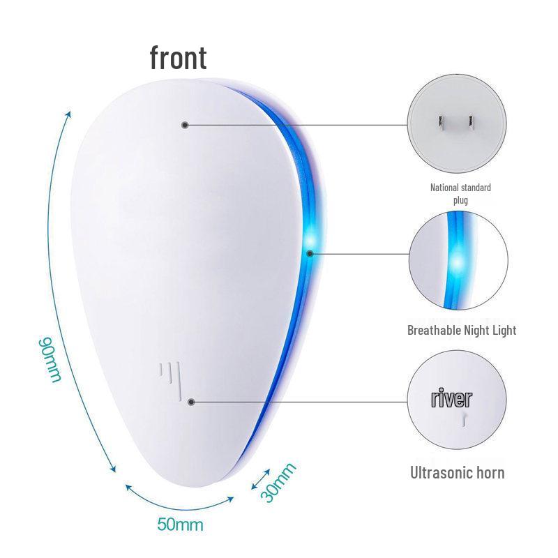 Teardrop Ultrasonic Mouse & Mosquito Repeller A08 with Custom Logo