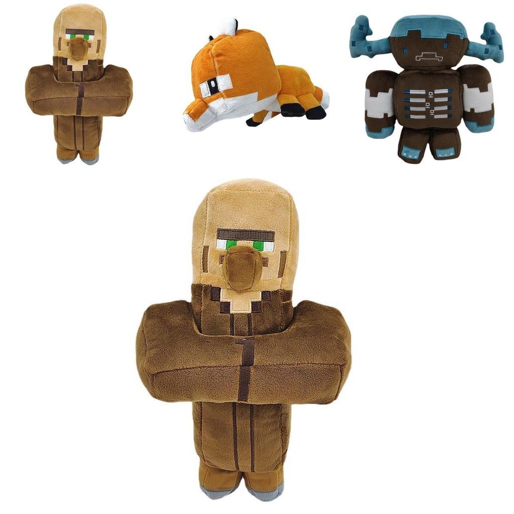 Minecraft Theme Plush Toy Cute Stuffed Doll Short Plush Fabric Pp Cotton Filling 20-23cm Height