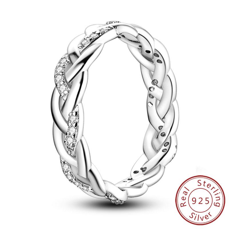 New Authentic Copper Rings Stackable Infinite Copper Zircon Ring Ideal For Women Wedding Anniversary Birthday Jewellery Gift