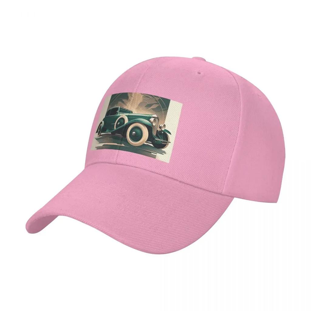 Art Deco Style Cars Baseball Cap Beach Fashion  Hat Men Women Hats Mens