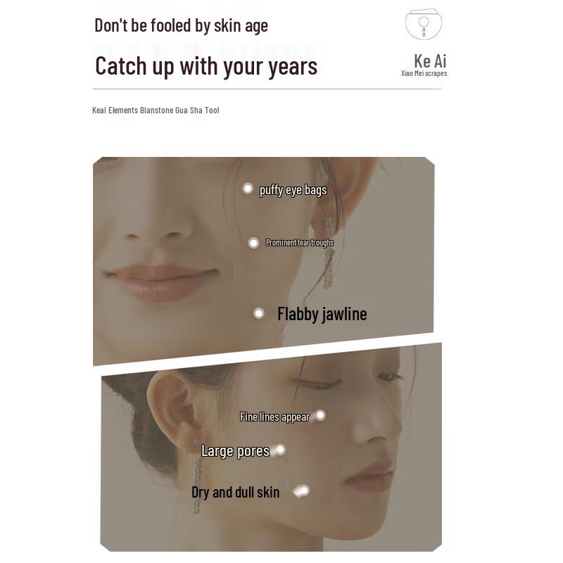 Electric Bian Stone Gua Sha Facial Massager CN Plug (adapter Included)