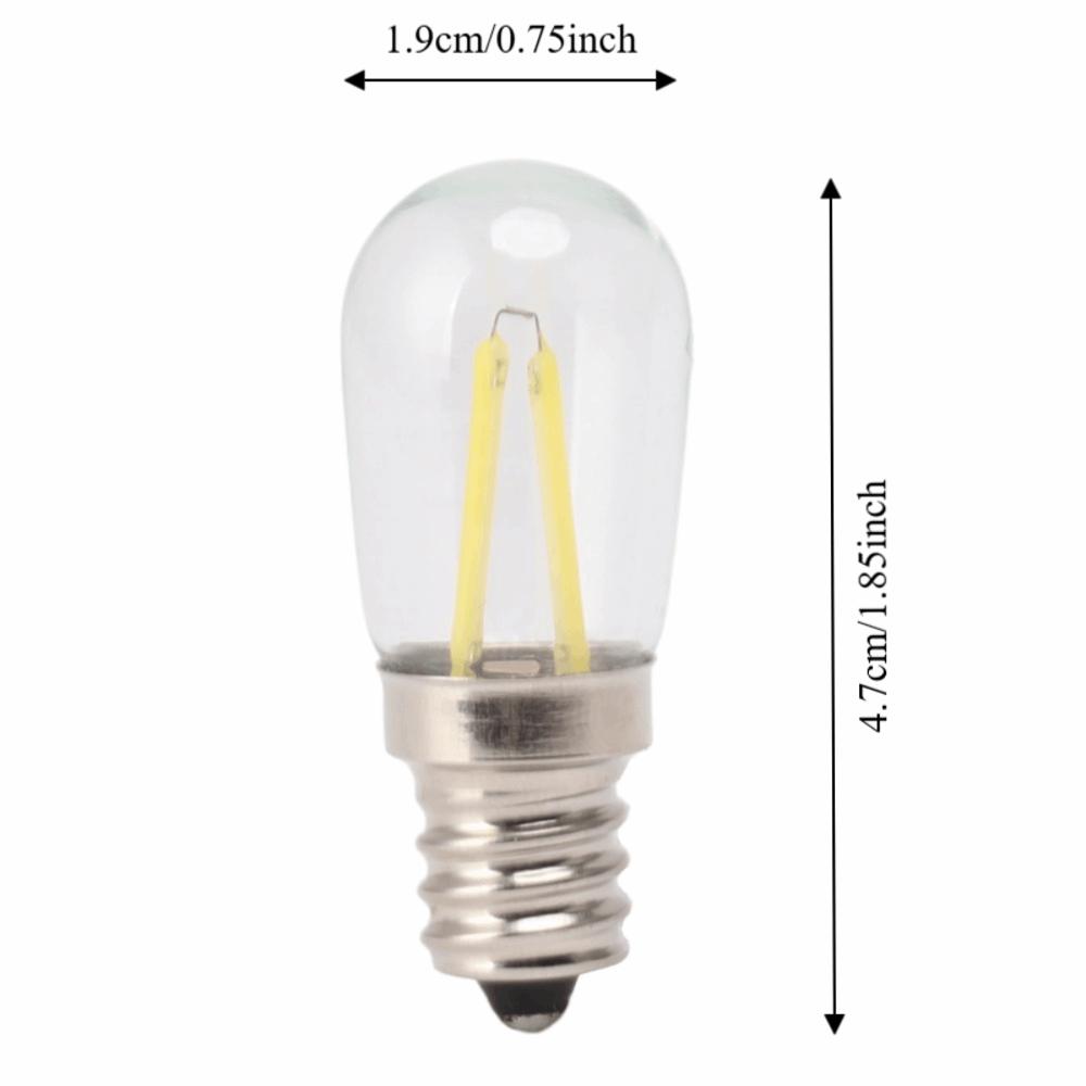 5 Pack E12 LED Fridge Light Bulbs 110V Fridge Light Bulbs Refrigerator Lamp Bulbs Indoor