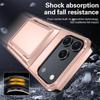 iPhone 17 Card Slot Flip Wallet Case, Drop-Proof Premium Protective Cover for iPhone 14/15/16 Plus
