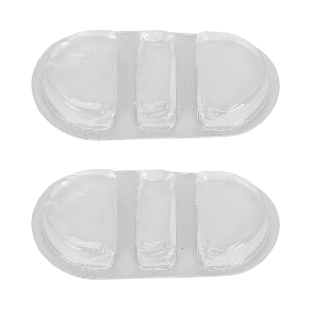 2Pcs Gel Ice Pack Reusable Hot Cold Compress Discomfort Relief Ice Pack for Home Outdoor White