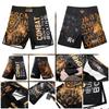 MMA UFC Shorts Pants Muay Thai Martial Arts Kickboxing Boxing Fight Unisex Men Women Kid Quick Dry Print Elastic Polyester Training