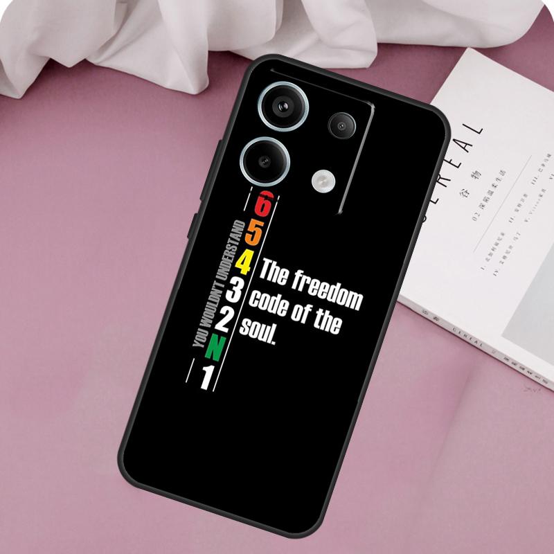 1N23456 Motorcycle Case For Redmi Note 13 Pro 9 10 11 12 Pro Plus 9S 10S 11S 12S Cover For Redmi 12C 10C 13C