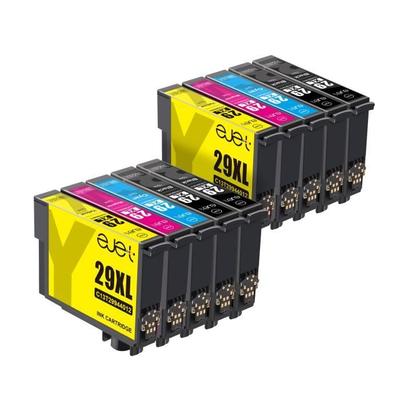 29XL Ink Cartridge EJET 10 Pack Compatible for 29/29XL for Expression Home XP-452 XP-352 XP-255 XP-245 XP-442