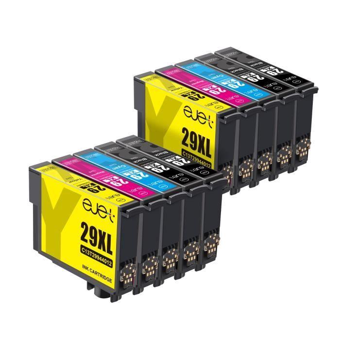 Lg-Expro 29XL Ink Cartridge Ejet 10 Pack Compatible For 29/29Xl For Expression Home Xp-452 Xp-352 Xp-255 Xp-245 Xp-442