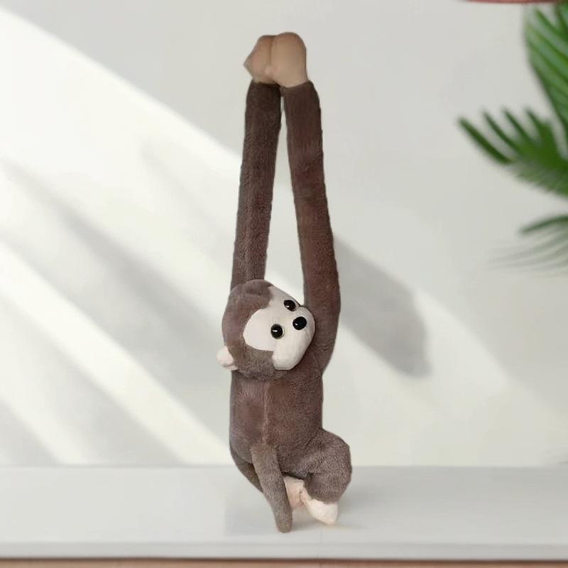 New Creative Curtain Monkey Plush Toy Long Arm Monkey Wedding Doll Monkey Doll Grab Doll Gift