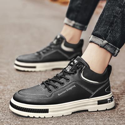 New Fashion Autumn And Winter Men's Low Top Martin Boots Students Male Boys Trending Soft Sole Work Shoes Labor Protection Martin Sneakers