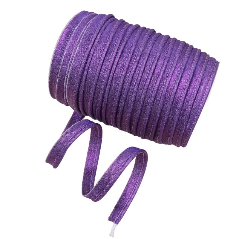 Sewing Piping Trim Ribbon Roll for Dress Finishing, Costume Styling and Decorative Fabric Outline Project Use Work
