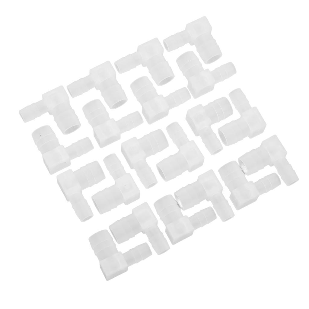 20 stk Akvarieslangeadapterfittings Profesjonell Sikker 90 Graders Albue L-kobling for Akvarium