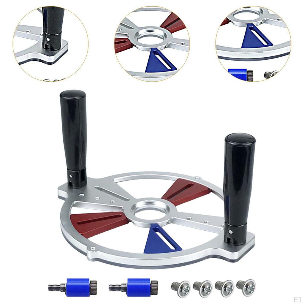 Kompakter Trimmmaschinen-Bohrerführungs-Halter mit klappbarem Griff Multifunktionale Fräsbasis