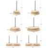 Durable Portable Yarn Rotating Tool Wooden Detachable Wool Yarn Winding Axis Frame Yarn Holder Knitting Crochet
