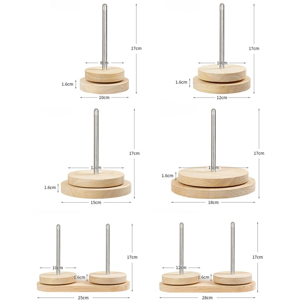 Durable Portable Yarn Rotating Tool Wooden Detachable Wool Yarn Winding Axis Frame Yarn Holder Knitting Crochet