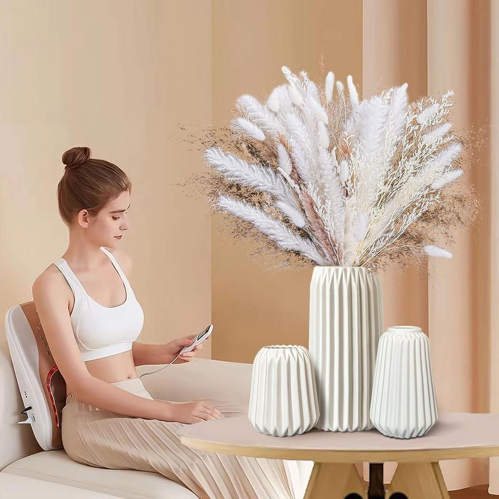Vase en céramique blanc créatif en forme d'origami, décoration d'intérieur moderne bohème, minimalisme nordique, bureau, entrée, salon, centre de table, décorations de table