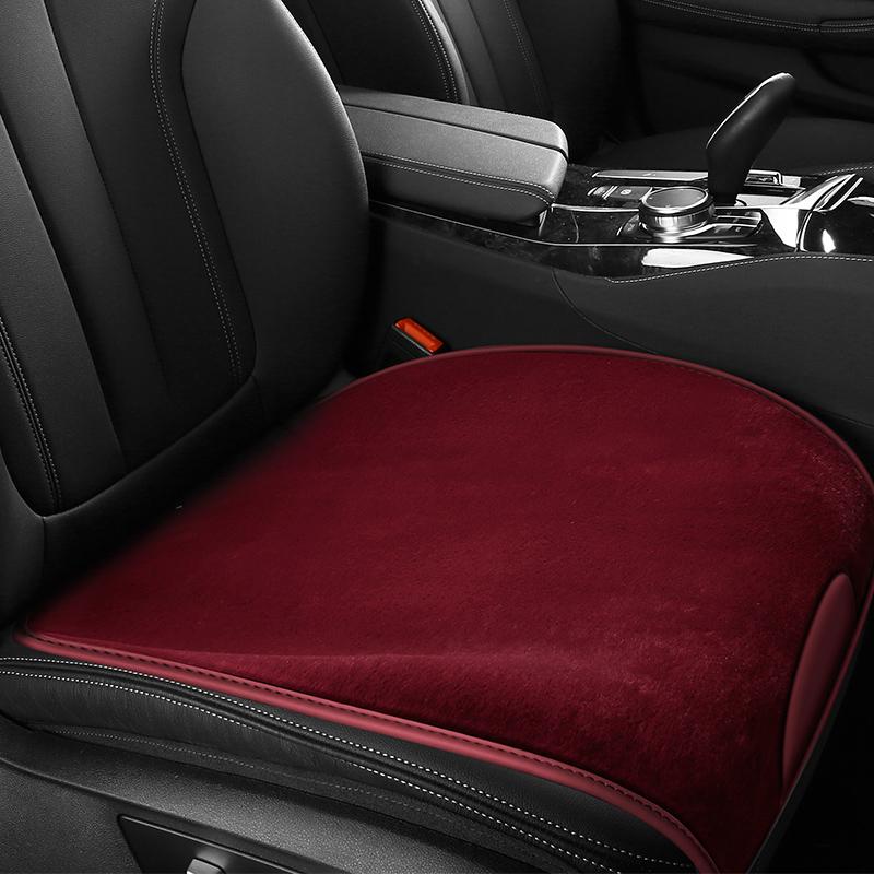 Warm Velvet Car Seat Covers for Cold Weather High Quality Soft Fabric Thick Padding Comfortable Heat Retention Fits Most Cars