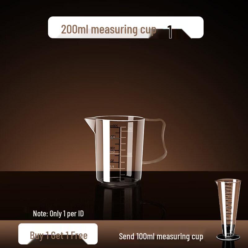 ZISIZ Commercial PC Acrylic Measuring Cup with Scale