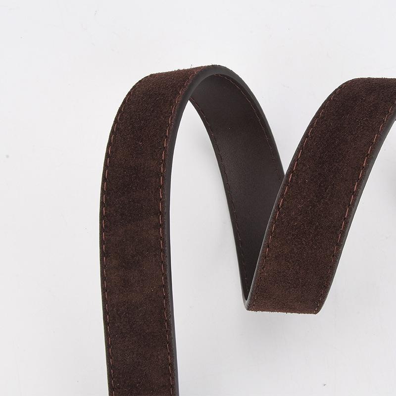 High-end Matte Leather Belt for Women with Versatile Skirt and Pants Decoration Ins Belt for Women