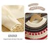 Maglione in Lana Fair Isle per Bambini - Spesso, Caldo, Stile Retro Rosso per Autunno/Inverno Ragazzi e Ragazze