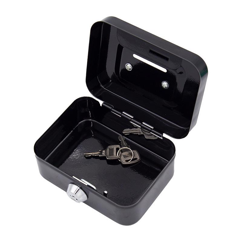 Creative Handheld Piggy Bank: Small Lockable Coin Storage Box with Key