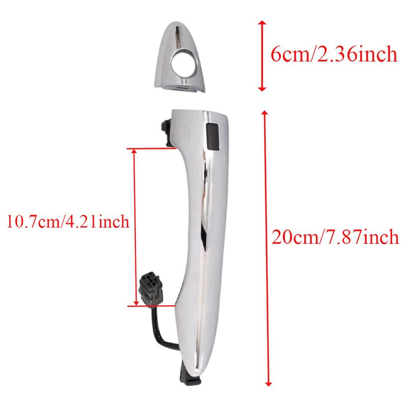 Front Left/Right Exterior Door Handle Chrome For Kia Sportage 2011 2012 2013 2014 2015 2016