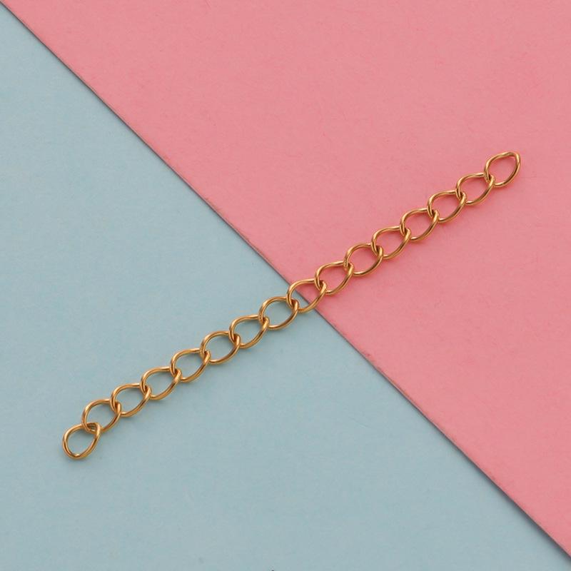 Adjustable Stainless Steel Tail Chain for DIY Jewelry: Bracelet, Necklace, Extension, Thick/Thin Line, 5cm