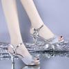 Summer New Style British Style Fish Mouth Buckle Fashion Open-toe Sandals Women Fashion Comfortable High Heels Zapatos Mujer