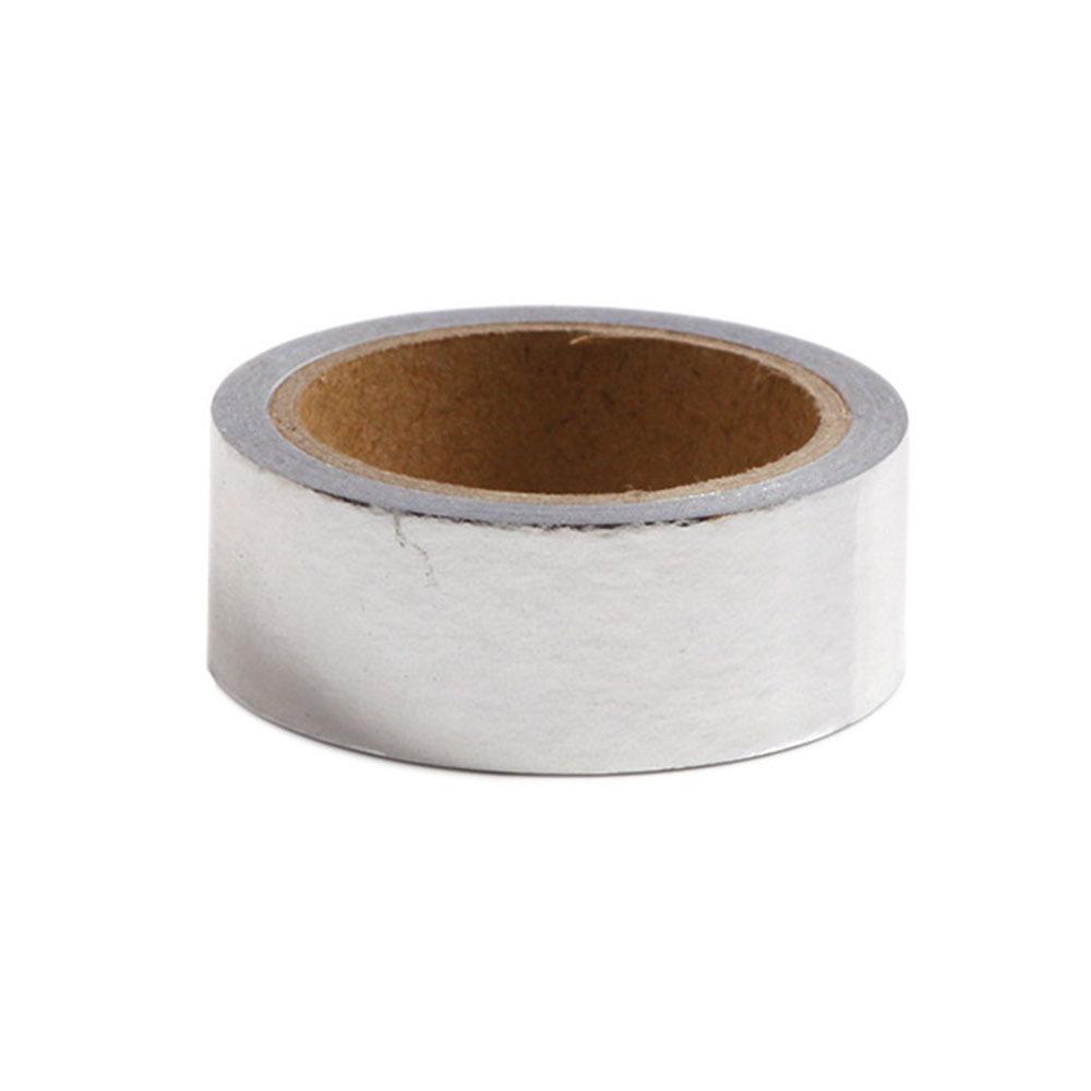 1 sztuka 5m złota taśma Washi do tłoczenia dekoracyjnego kleju maskującego do scrapbookingu, taśmy papierniczej, naklejki papiernicze, pamiętnik fotograficzny