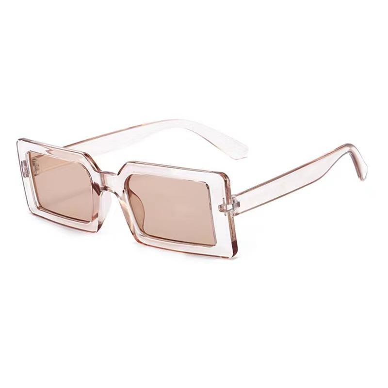Rectangle Small Frame Retro Sunglasses Women'S Trend Glasses Men'S Sunglasses