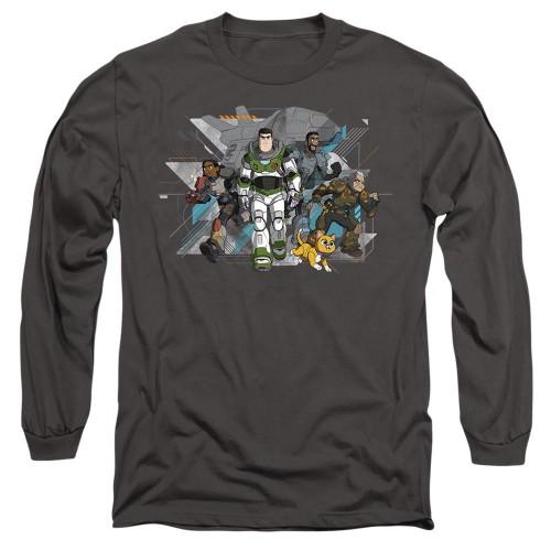 Lightyear Unisex Adult Junior Zap Patrol Buzz Lightyear & Sox T-Shirt