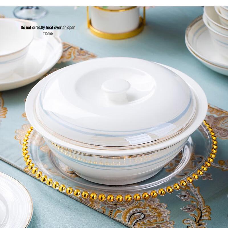 Elegant Jingdezhen Ceramic Dinnerware Set