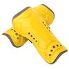 1 Pair Soccer Shin Guards Children Football Training Protection Pads with Buckle Strap(yellow)