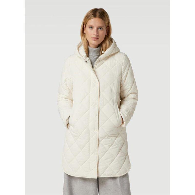 Surplus Stock from Foreign Trade, European Style Quilted Cotton-Padded Thin Autumn and Winter Women's Solid Color Hooded Long Cotton Coat Trench Coat