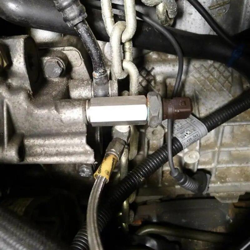 1/8" BSPT Oil Pressure Sensor Tee To NPT Adapter Turbo Supply Feed Line Gauge 303 Stainless Steel Handy Fitting