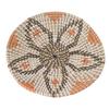 Woven Wall Basket Decor Handcrafted Seagrass Hanging Baskets Multifunction Woven Insulation Pad for Living Room Kitchen